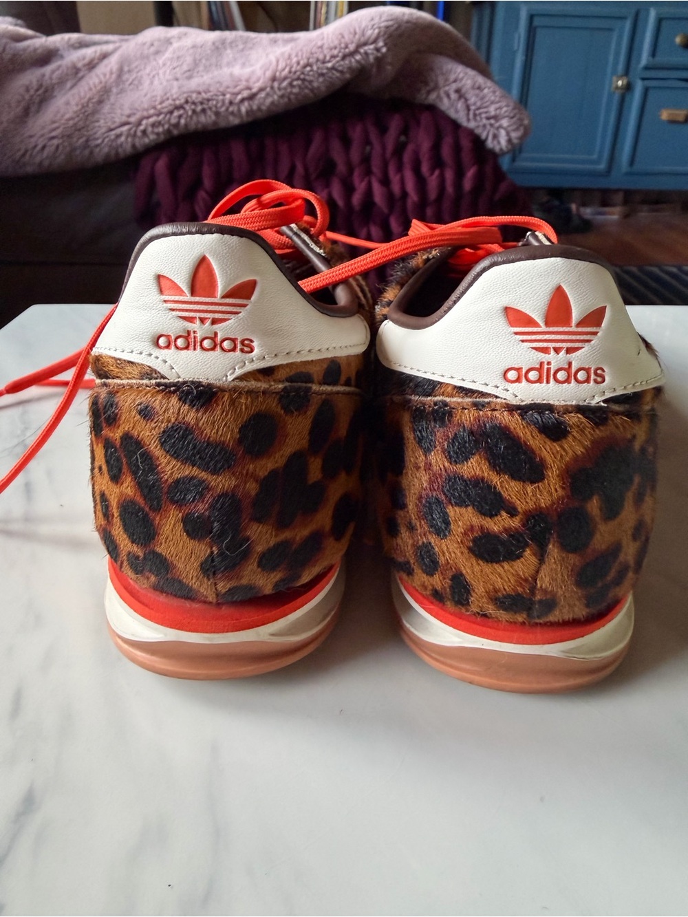 adidas SL 72 Leopard Print Sneakers - Picture 5 of 7